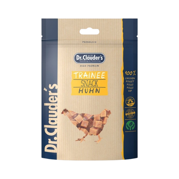 Dr. Clauder's Trainee snack al Pollo 80g per cani in cubetti