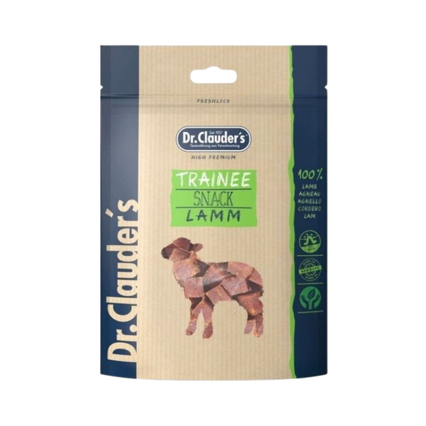 Dr. Clauder's Trainee snack all'Agnello 80g per cani in cubetti