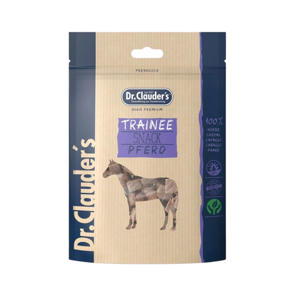 Dr. Clauder's Trainee snack al Cavallo 80g per cani in cubetti