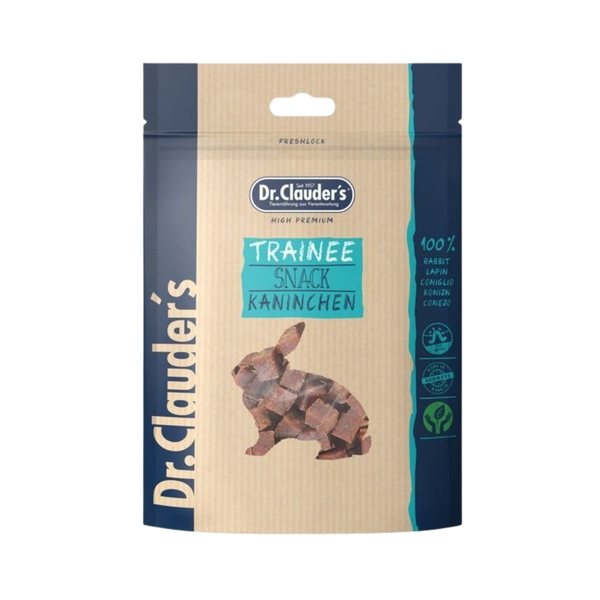 Dr. Clauder's Trainee snack al Coniglio 80g per cani in cubetti