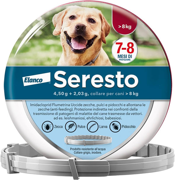 Elanco Bayer - Seresto Collare Antiparassitario oltre 8 kg