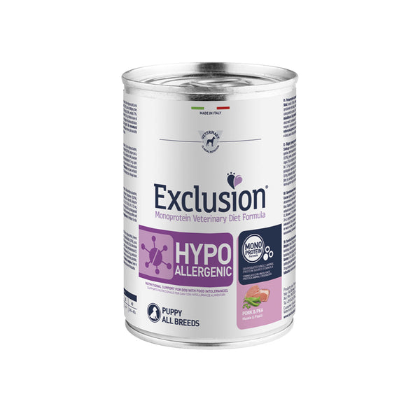 Exclusion - All breeds puppy Hypoallergenic PORK & PEA - 200g