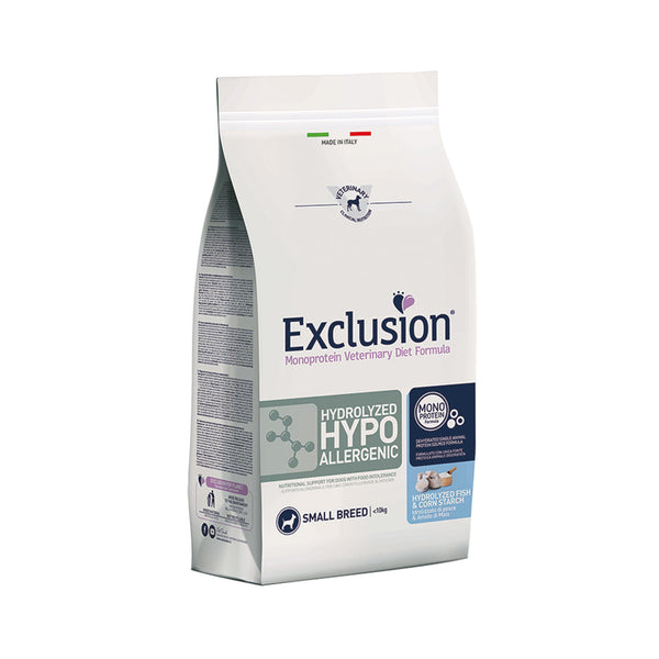 Exclusion - Small breed adult Hypoallergenicfish & corn starch - 2kg