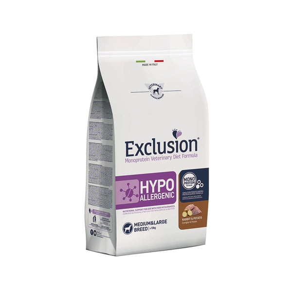 Exclusion - Medium & Large breed adult Hypoallergenic RABBIT & POTATO - 2 kg