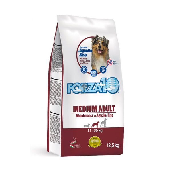 Forza 10 - Medium Adult Maintenance agnello e riso 12,5 kg (conf. 1 pz)