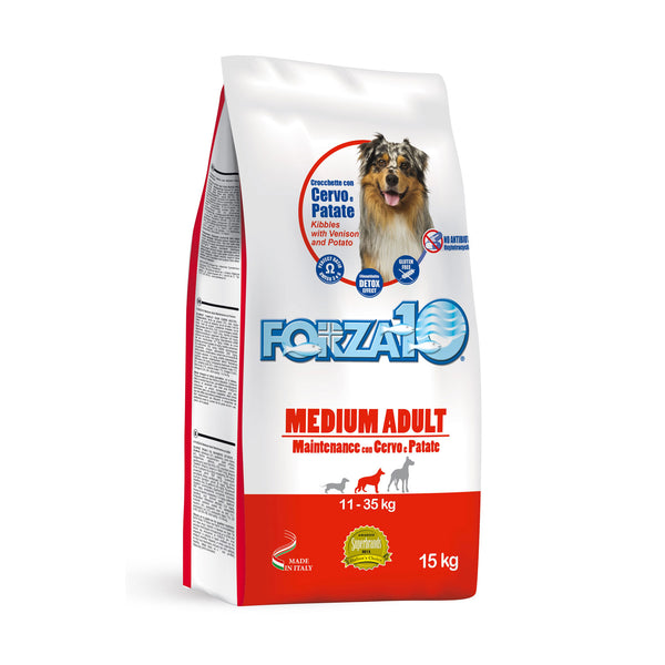 Forza 10 - Medium Adult Maintenance cervo e patate 2 kg (conf. 6 pz)