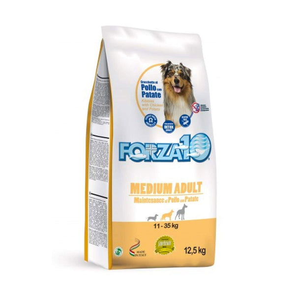 Forza 10 - Medium Adult Maintenance al pollo con patate 12,5 kg (conf. 1 pz)