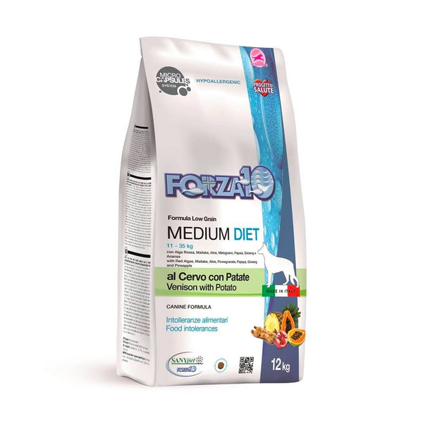 Forza10 - Medium Diet cervo e patate 12 kg