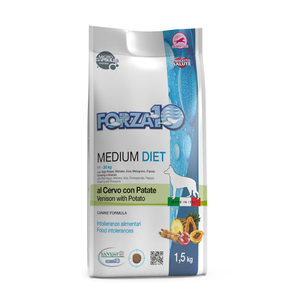 Forza10 - Medium Diet cervo e patate 1,5 kg