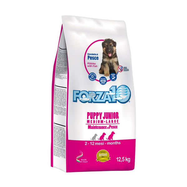 Forza 10 - Puppy Junior pesce M/L 12,5 kg (conf. 1 pz)