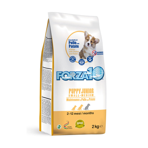 Forza 10 - Puppy Junior Maintenance al pollo con patate S/M 2 kg (conf. 6 pz)